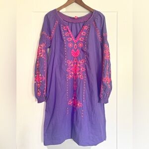 Lilly Pulitzer Cammie Long Sleeve Embroidered Dress - Size 6 - NWT
